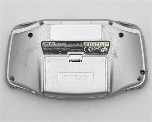 Gameboy Advance - Silver - Konsol - SNR AC15671437 (B Grade) (Genbrug)